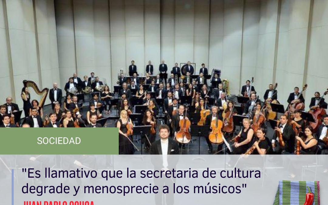 La Orquesta sinfónica denunció a la secretaria de cultura