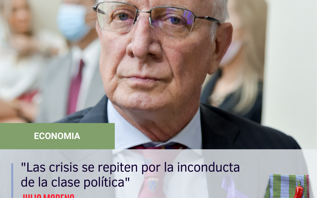 “Las crisis se repiten por culpa de la clase política”