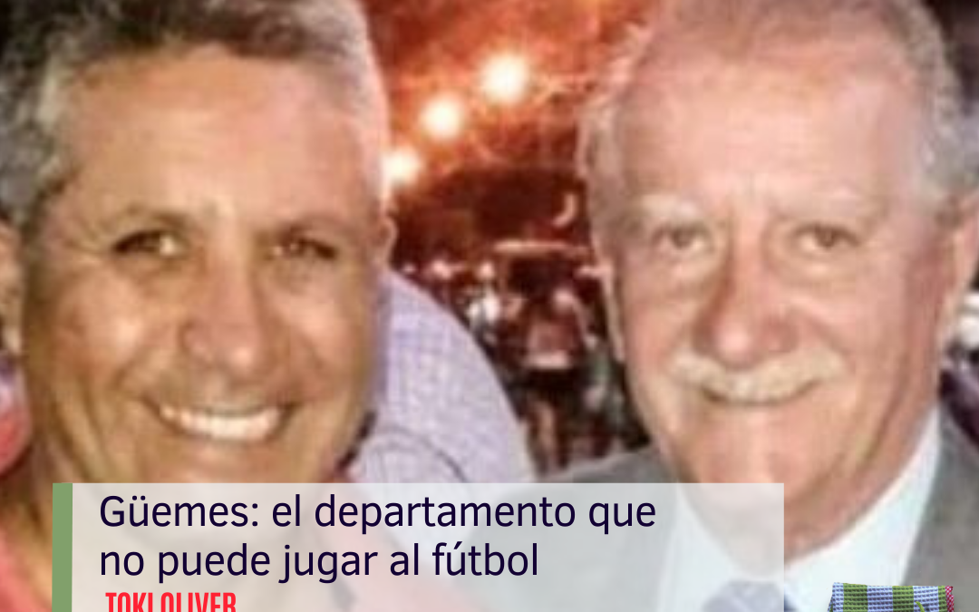Jugar al fútbol en Güemes: una (oscura) misión imposible