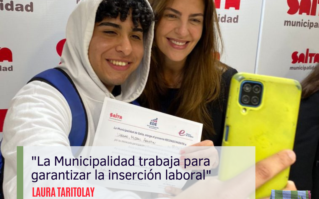 La Municipalidad reconoció a jóvenes que realizaron entrenamientos laborales