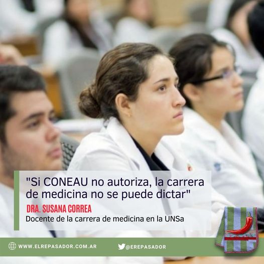 Peligra la continuidad de la carrera de medicina en la UNSa