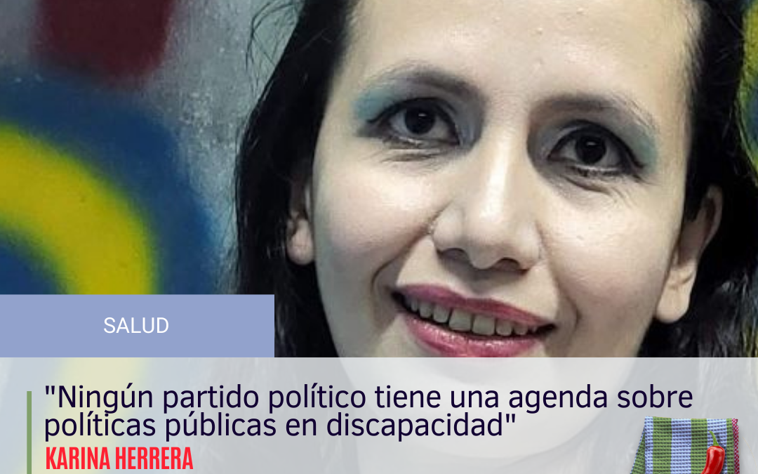 “Ningún partido político tiene una agenda sobre políticas públicas en discapacidad”