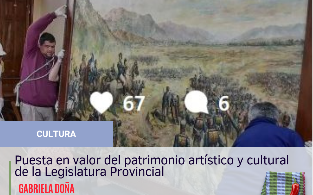 Finalizó la puesta en valor del patrimonio artístico de la Legislatura