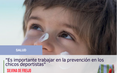 “Es importante trabajar en la prevención en los niños deportistas”