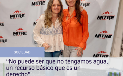 “No puede ser que no tengamos agua, un recurso básico que es un derecho”