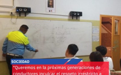 “Queremos en la próximas generaciones de conductores inculcar el respeto irrestricto a las normas viales”