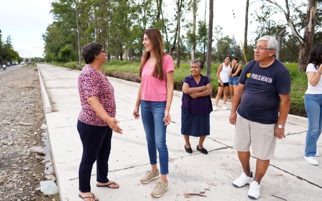 Las obras en la avenida Joaquín Pérez favorecen a 30 mil vecinos de la zona norte