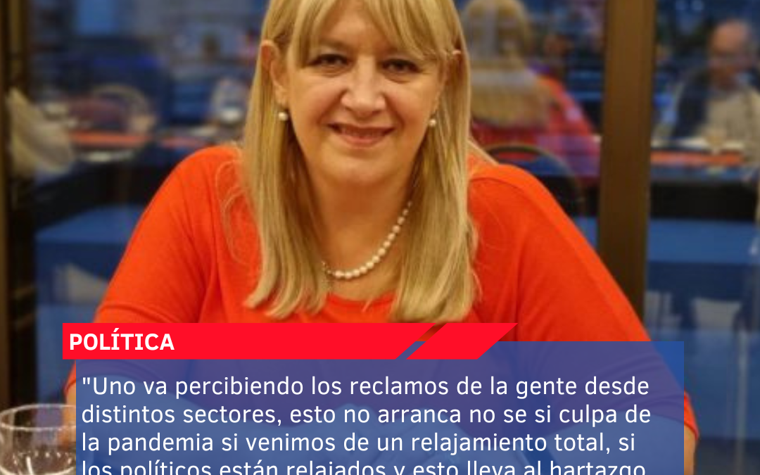 “Uno va percibiendo los reclamos de la gente desde distintos sectores, esto no arranca no se si culpa de la pandemia si venimos de un relajamiento total, si los políticos están relajados y esto lleva al hartazgo de la gente porque siempre es lo mismo”