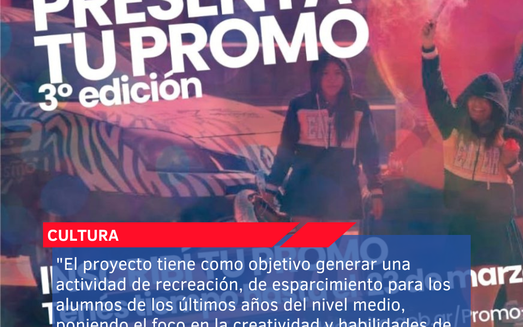 “El proyecto tiene como objetivo generar una actividad de recreación, de esparcimiento para los alumnos de los últimos años del nivel medio, poniendo el foco en la creatividad y habilidades de los estudiantes”
