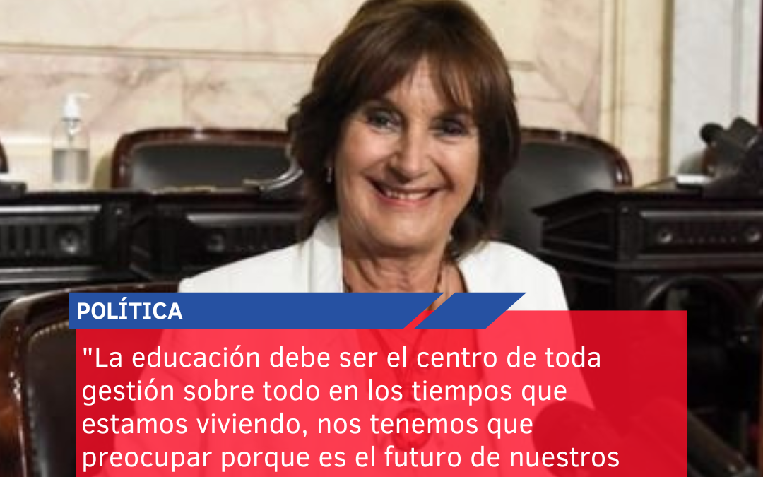 “La educación debe ser el centro de toda gestión sobre todo en los tiempos que estamos viviendo, nos tenemos que preocupar porque es el futuro de nuestros chicos”