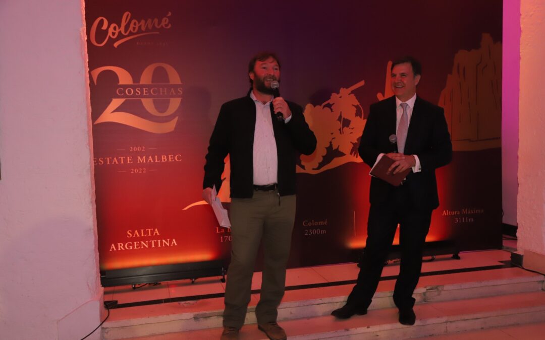 Colomé Estate Malbec celebra 20 Cosechas de Excelencia Vitivinícola.