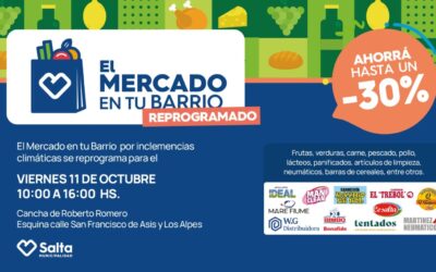 Se realizará una nueva edición de “El mercado en tu barrio” en zona oeste