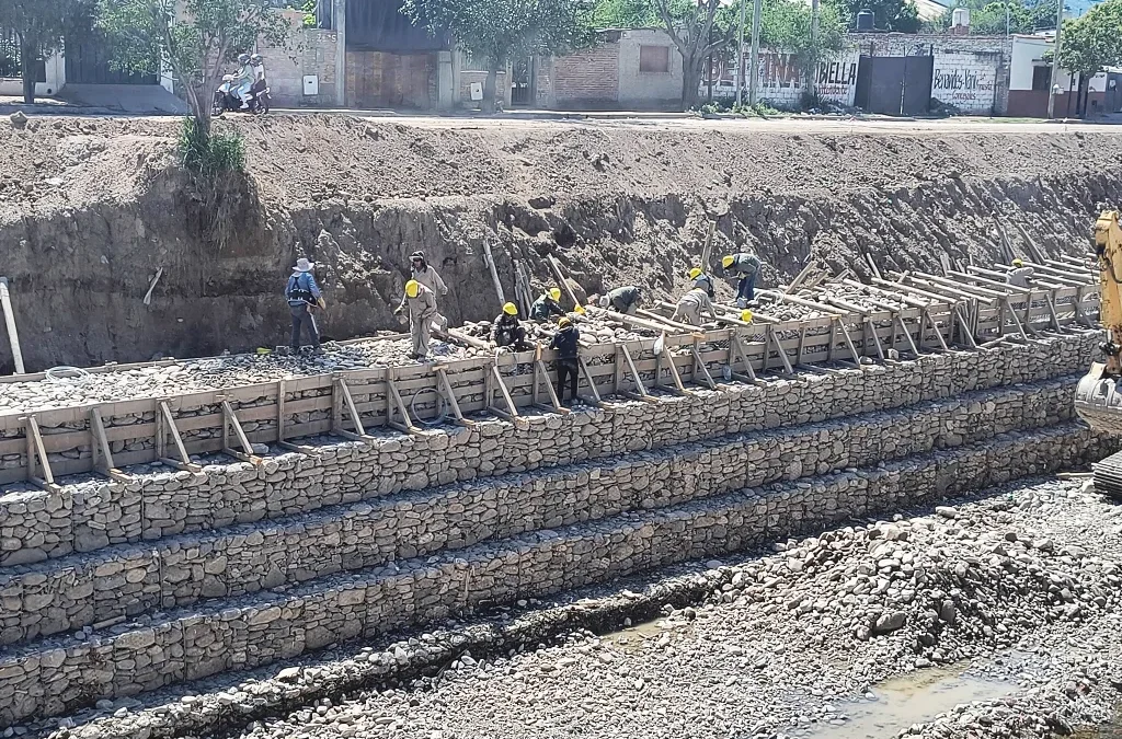 La reconstrucción del canal Yrigoyen tuvo buen funcionamiento durante la tormenta